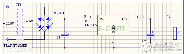 電源穩(wěn)壓器廠家關(guān)于三端穩(wěn)壓器7805的應(yīng)用詳解